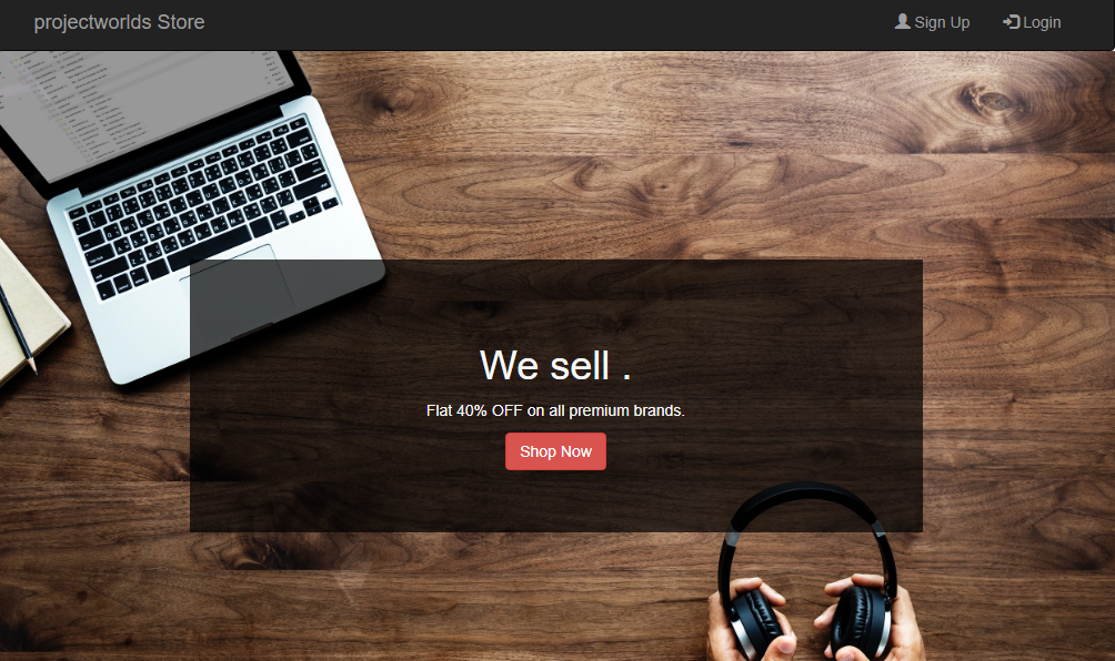 ONLINE ECOMMERCE WEBSITE  WITH ADMIN PANEL